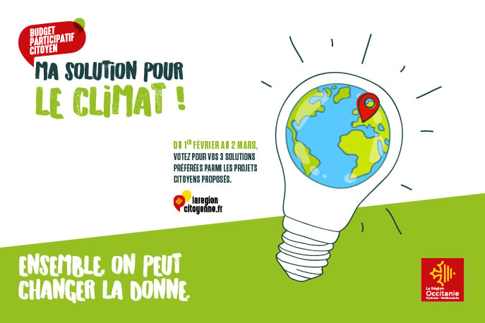 La Région Citoyenne : je participe à l'Occitanie - Citoyens d'Occitanie, ensemble, trouvons des solutions pour lutter contre le Changement Climatique ! - La démarche